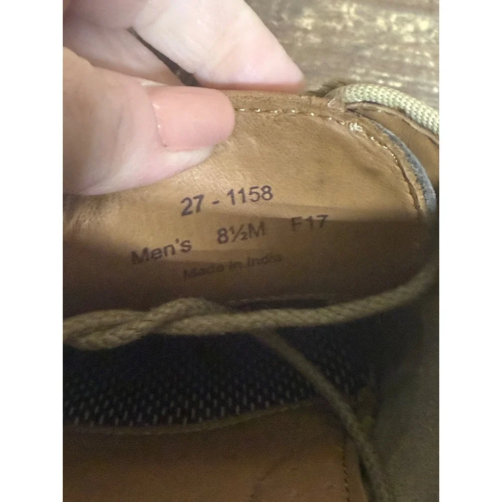 Johnston & Murphy 1850 Men's Brown Leather‎ Memory Foam Dress Shoes Size 8.5M